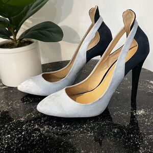 Elegant Two-Tone Women's Heels